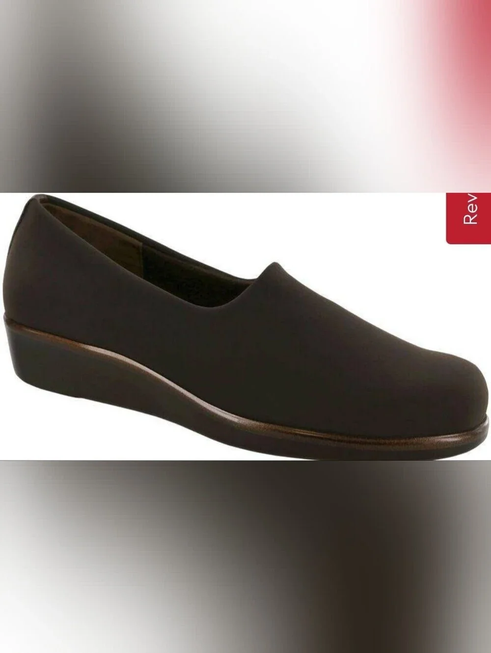 SAS Women's Bliss Brown Slip-On Comfort Wedge